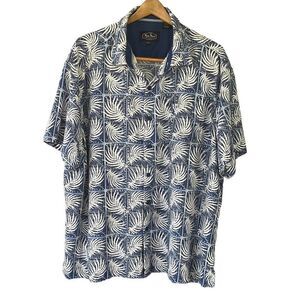 Nat Nast Silk Hawaiian Short Sleeve Shirt Men’s XXL